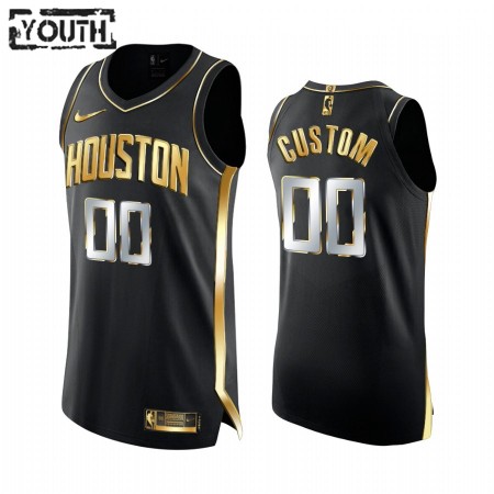 Maglia NBA Houston Rockets Personalizzate 2020-21 Nero Golden Edition Swingman - Bambino
